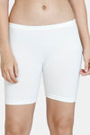 Zivame Girls Knit Cotton Shorts - Snow White — thumbnail 2